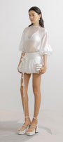 Velez Straight Cuff Sleeved Chiffon Top - MEAN BLVD