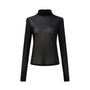 Vera Straight Long Sleeved Velvet Top - MEAN BLVD
