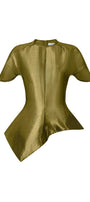 Veta Asymmetric Peplum Top - MEAN BLVD