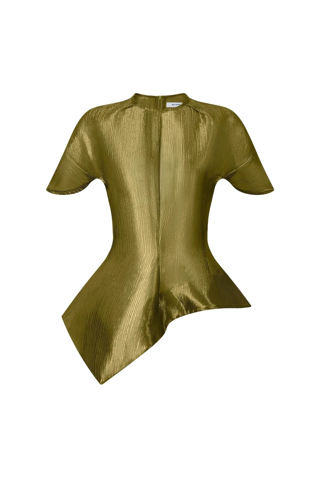 Veta Asymmetric Peplum Top - MEAN BLVD