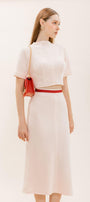 Vittoria Sheath Short Sleeved Knitted Fabric Midi Set - MEAN BLVD