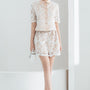 Wendy Straight Wavy Lace Mini Skirt - MEAN BLVD