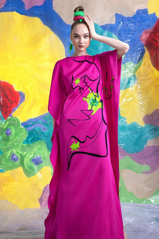 Wesley Straight Boat Neck Satin Ankle Length Dress - MEAN BLVD