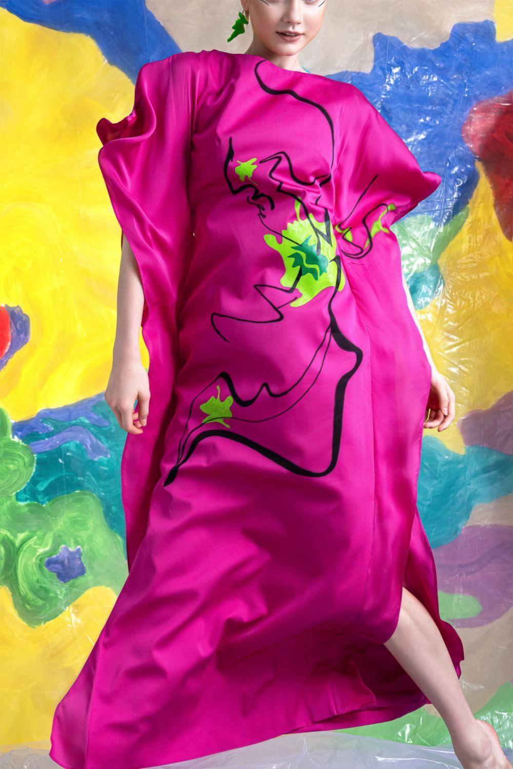 Wesley Straight Boat Neck Satin Ankle Length Dress - MEAN BLVD