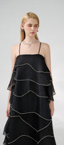 Westin Tent Layered Organza Midi Dress - MEAN BLVD