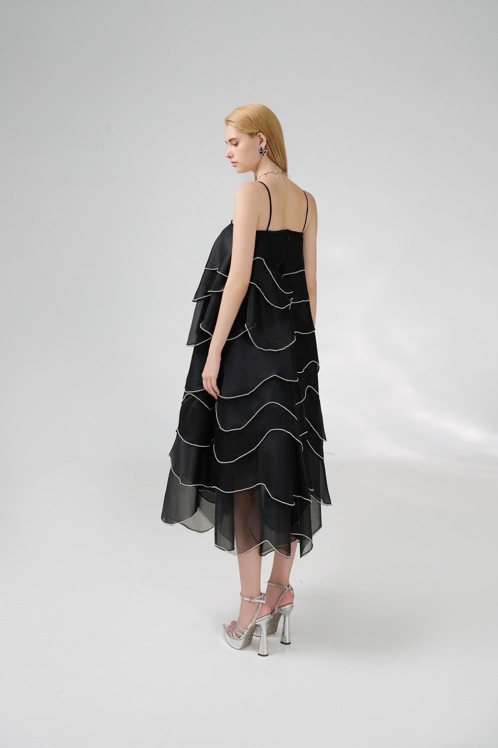 Westin Tent Layered Organza Midi Dress - MEAN BLVD