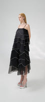 Westin Tent Layered Organza Midi Dress - MEAN BLVD