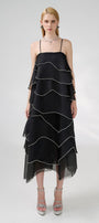 Westin Tent Layered Organza Midi Dress - MEAN BLVD