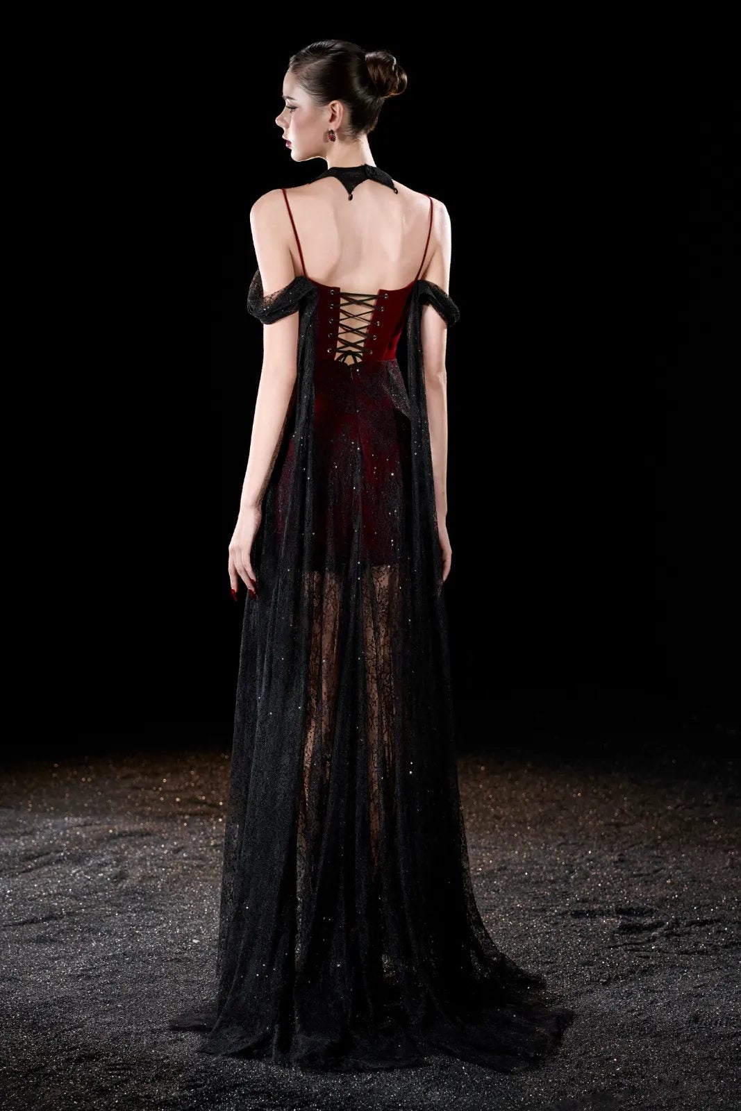 Whisper Sheer Lace Maxi Dress - MEAN BLVD