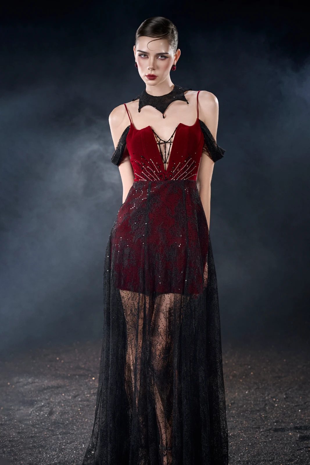 Whisper Sheer Lace Maxi Dress - MEAN BLVD