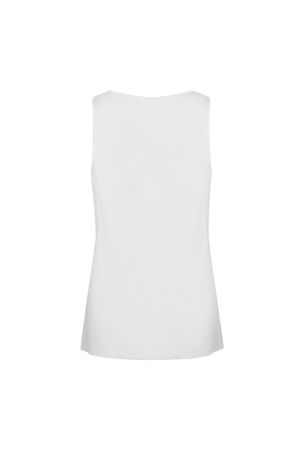 Whitby Straight Scoop Neck Satin Top - MEAN BLVD