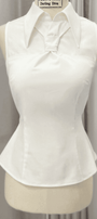 Wiki Peplum Sleeveless Silk Chiffon Top - MEAN BLVD
