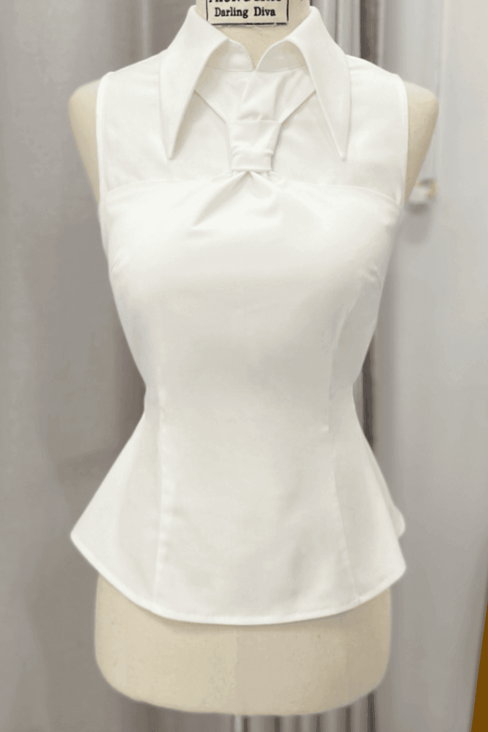 Wiki Peplum Sleeveless Silk Chiffon Top - MEAN BLVD