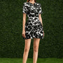 Wren A-line Front Zipper Poly Silk Mini Dress - MEAN BLVD