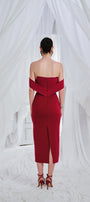 Yates Sheath Cut-Out Spandex Midi Dress - MEAN BLVD
