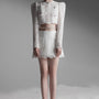 Yvonne Cropped Patch Pocket Lace Set - MEAN BLVD