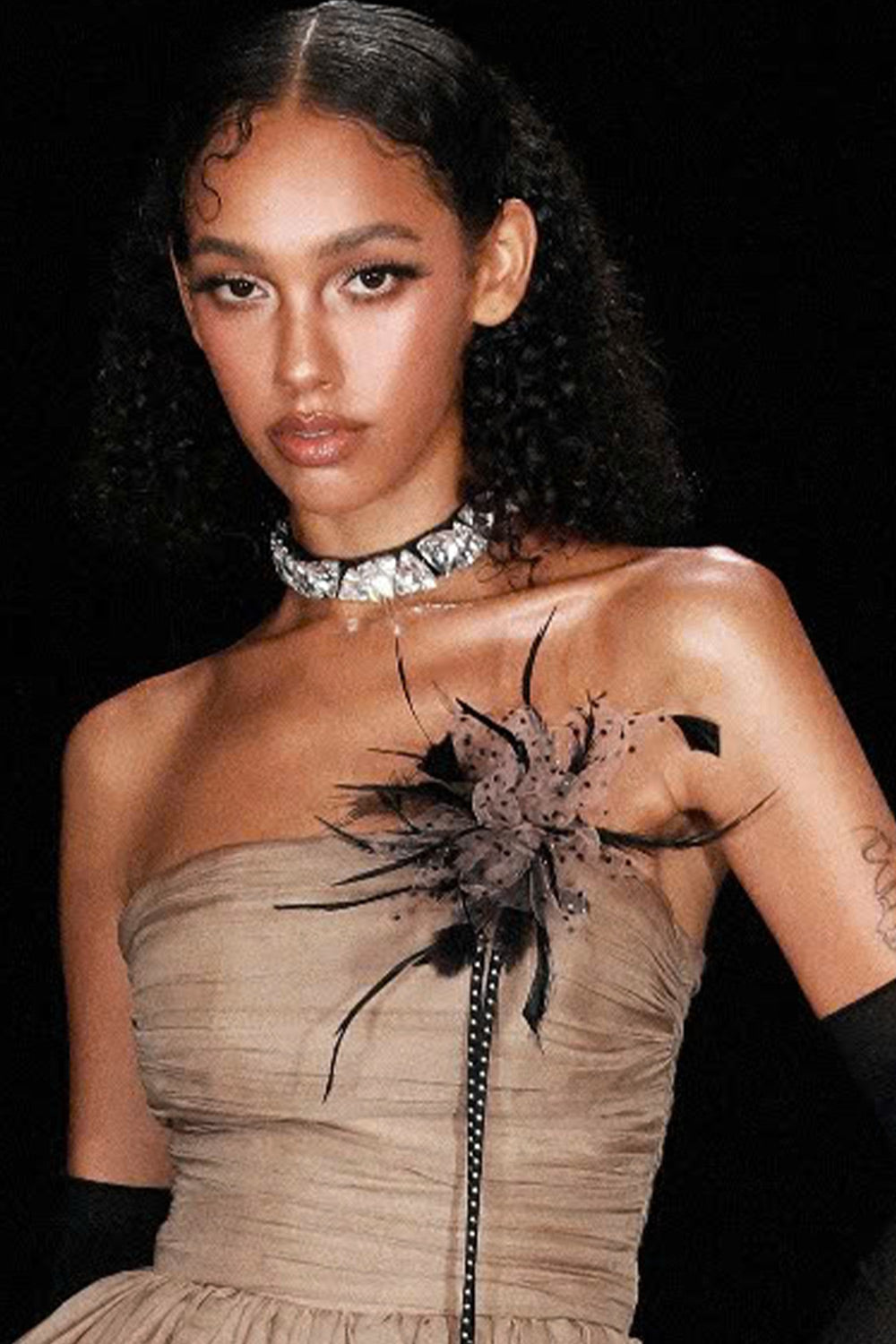 Leilani Floral Extra Long Length Brooch