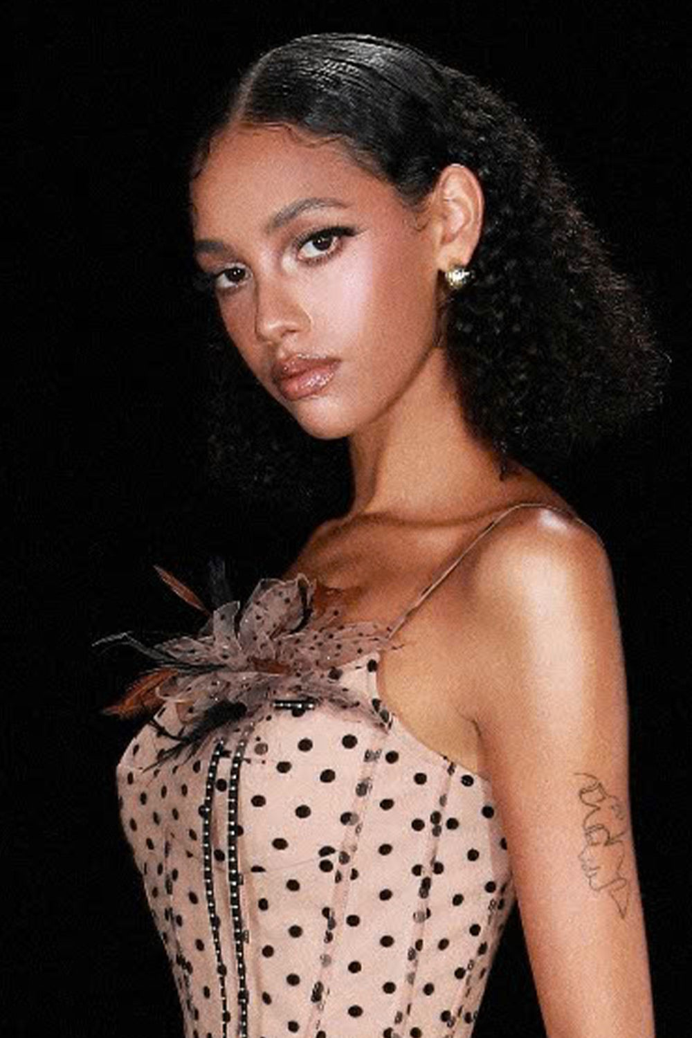 Leilani Floral Extra Long Length Brooch