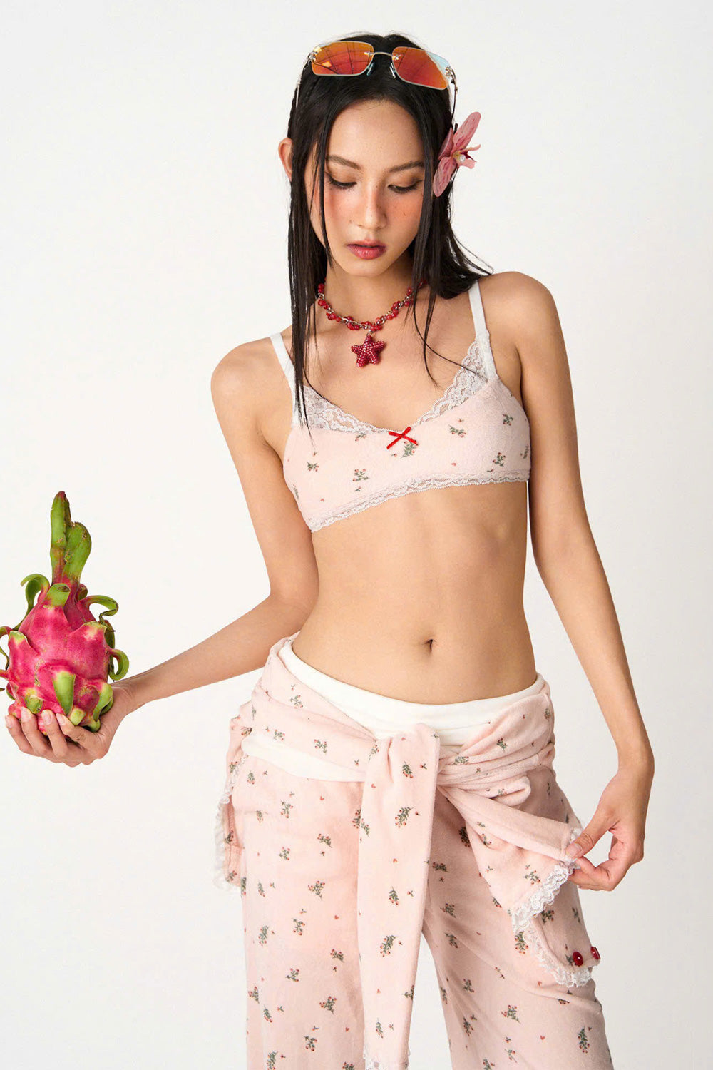 Melor Bodycon Ruffle Trim Spandex Crop Top