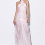Kyn Sheath Halter Neck Silk Blend Maxi Dress