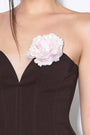 Roen Floral Chiffon Brooch