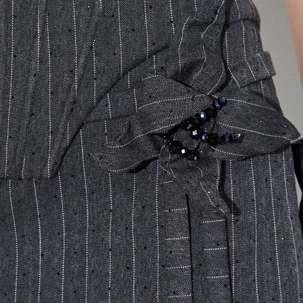 Dune Floral Twill Brooch