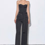 Eyre Straight High Waist Twill Floor Length Pants