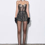 Lex Bodycon Chest Cup Lace Mini Dress