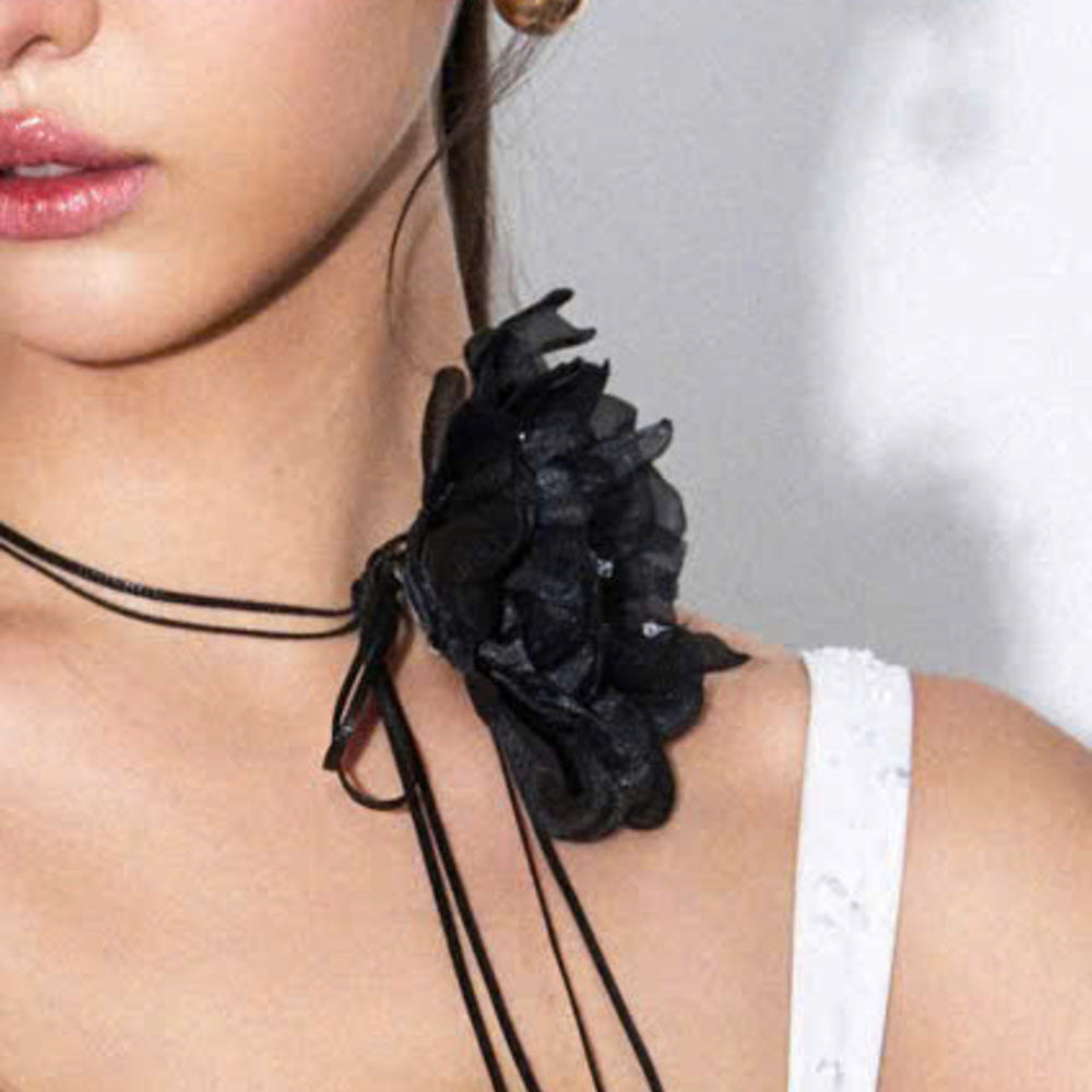 Nox Floral Chiffon Choker