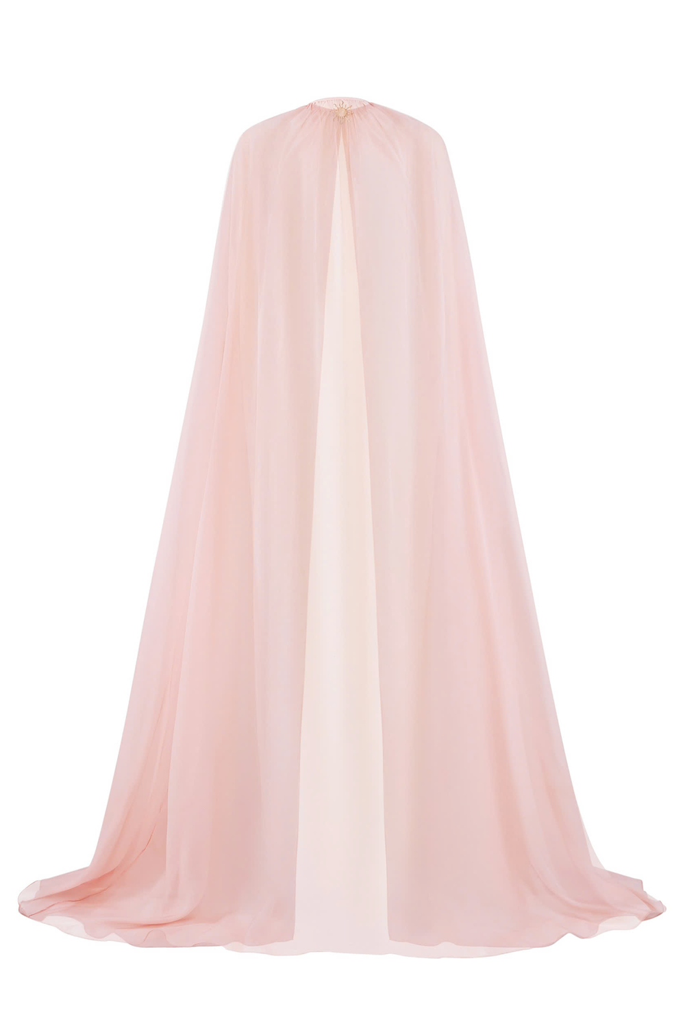 Stellara Straight See-Through Organza Extra Long Length Cape