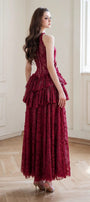 Zela Tiered Ruffle Maxi Dress - MEAN BLVD
