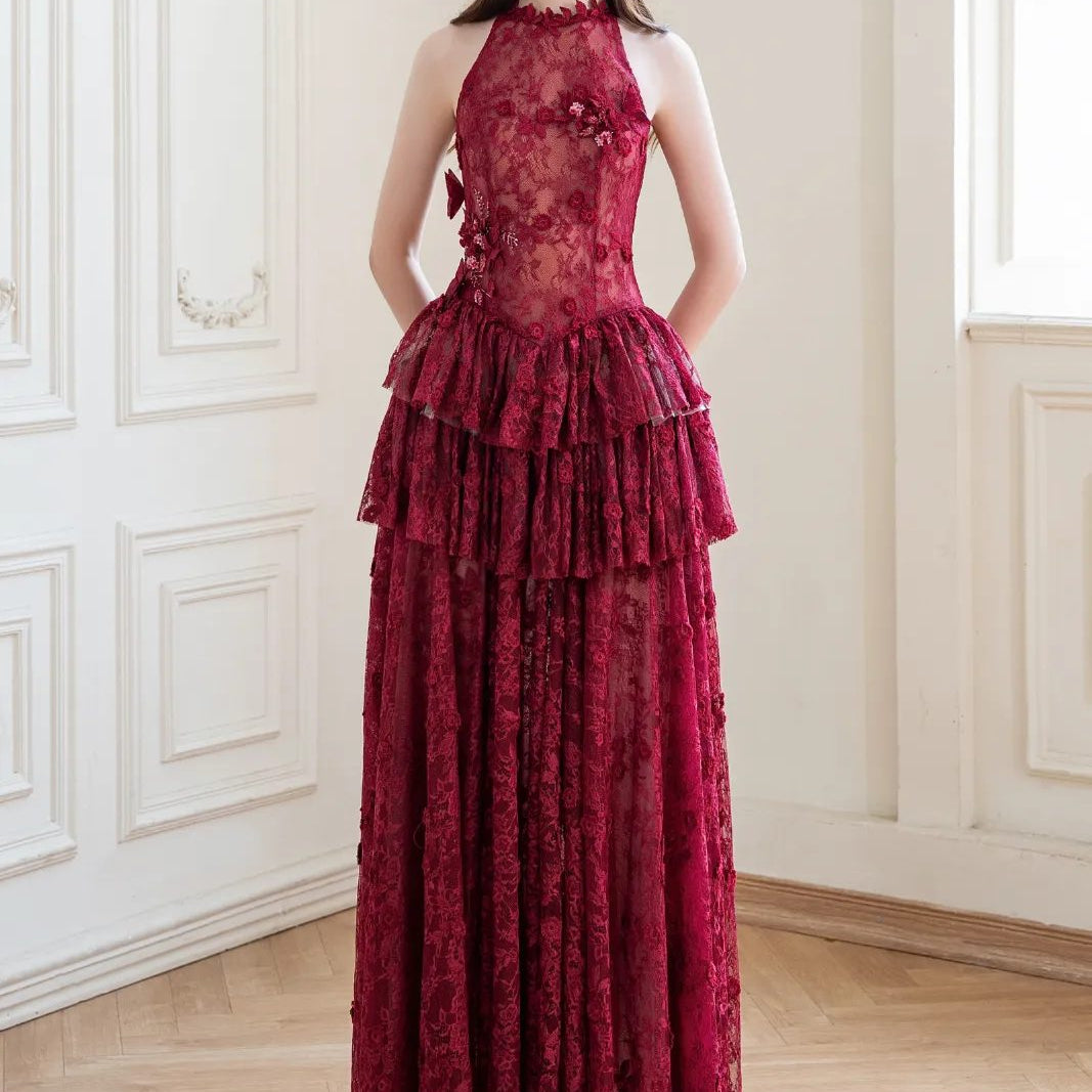 Zela Tiered Ruffle Maxi Dress - MEAN BLVD
