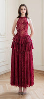 Zela Tiered Ruffle Maxi Dress - MEAN BLVD