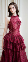 Zela Tiered Ruffle Maxi Dress - MEAN BLVD