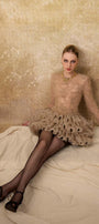 Zenith A-line Ruffle Layer Fur Mini Dress - MEAN BLVD