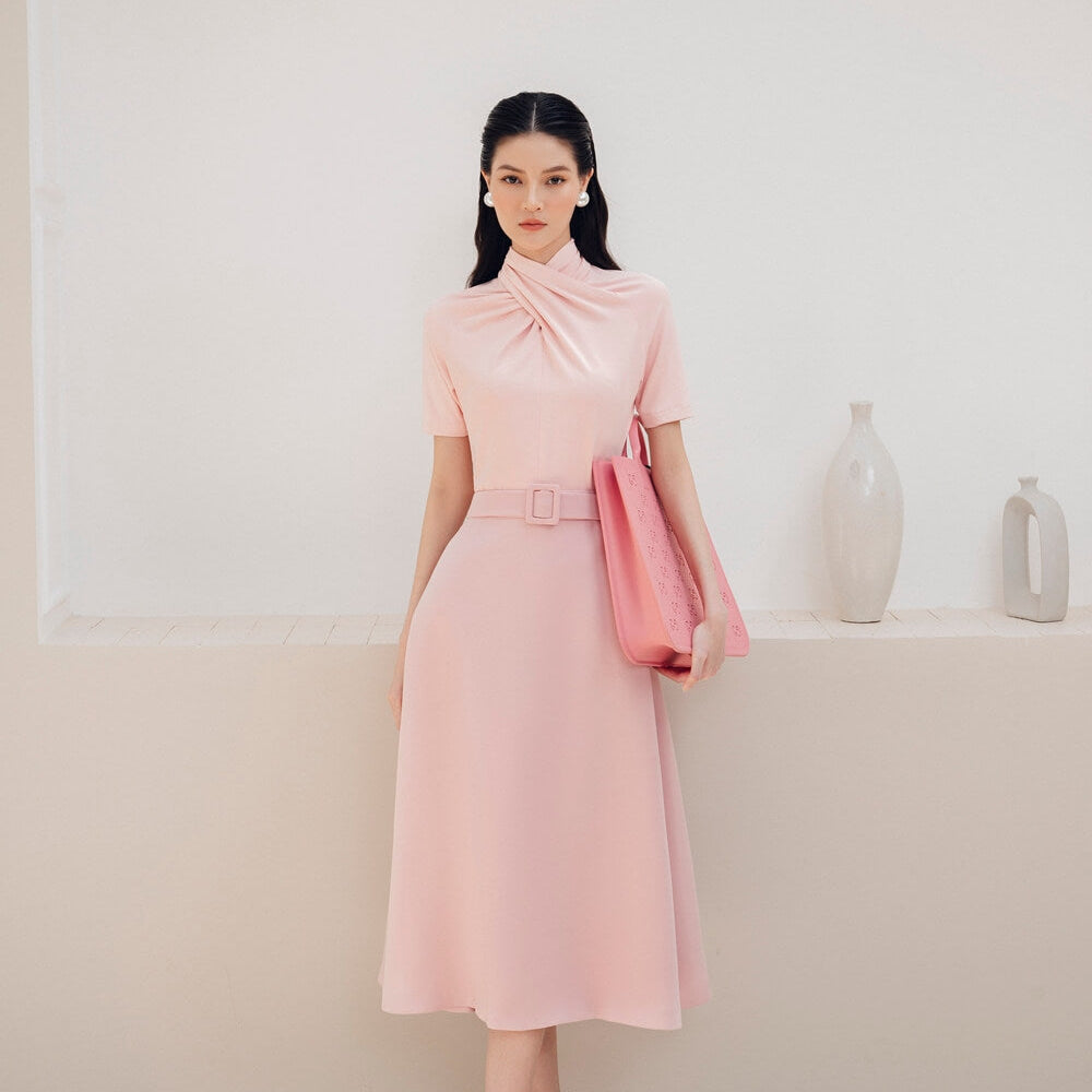 Lyon A-line Cotton Midi Skirt MEAN BLVD