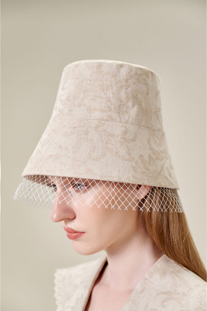 Talia Linen Bucket Hat MEAN BLVD