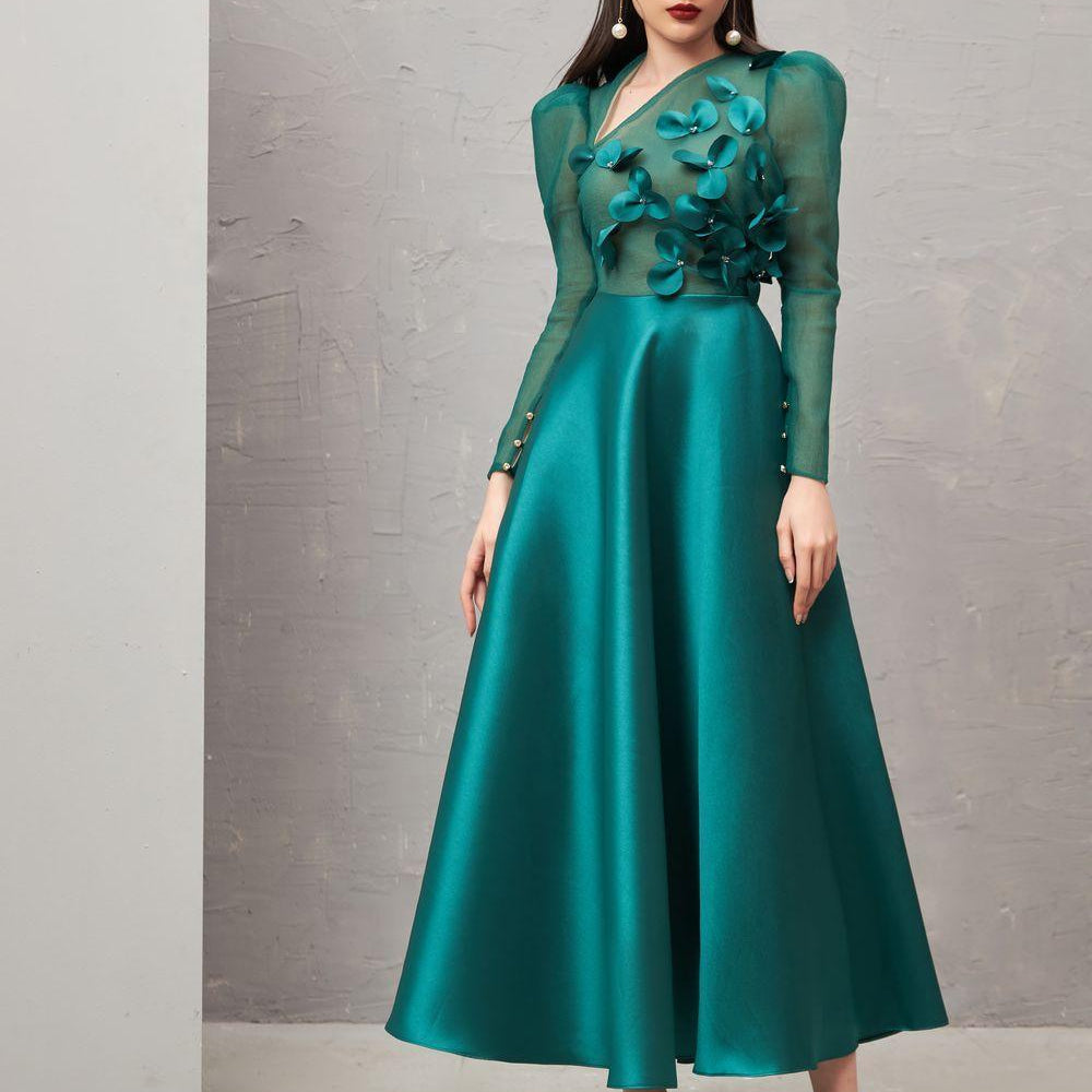 Adelaide Diagonal Neck Dress MEAN BLVD