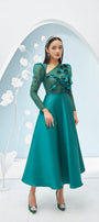 Adelaide Diagonal Neck Dress MEAN BLVD