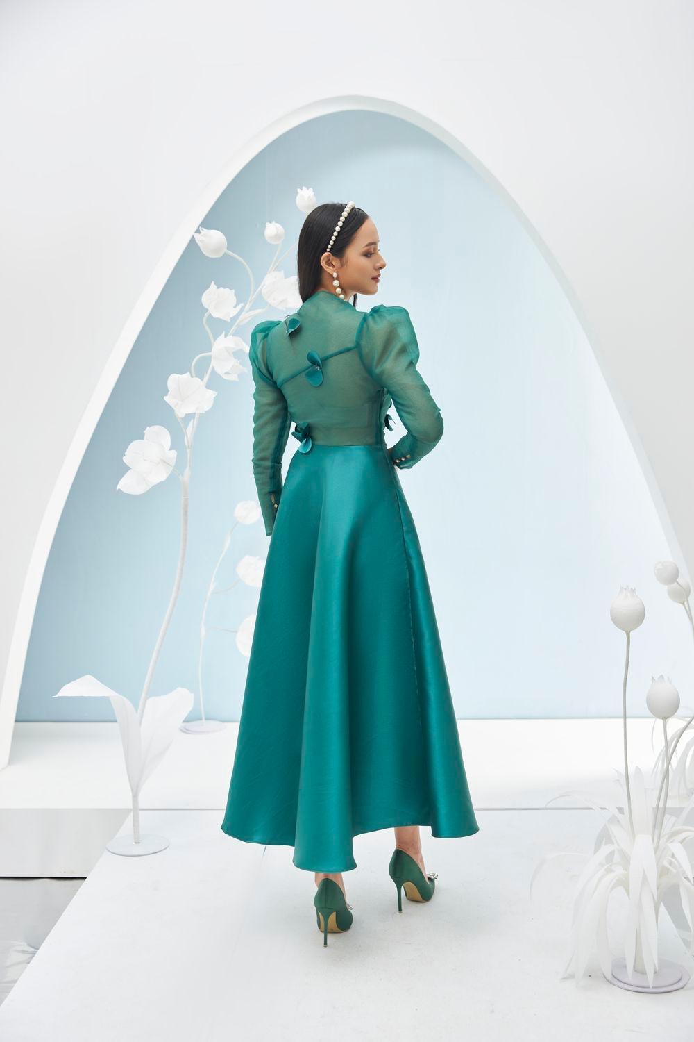 Adelaide Diagonal Neck Dress MEAN BLVD