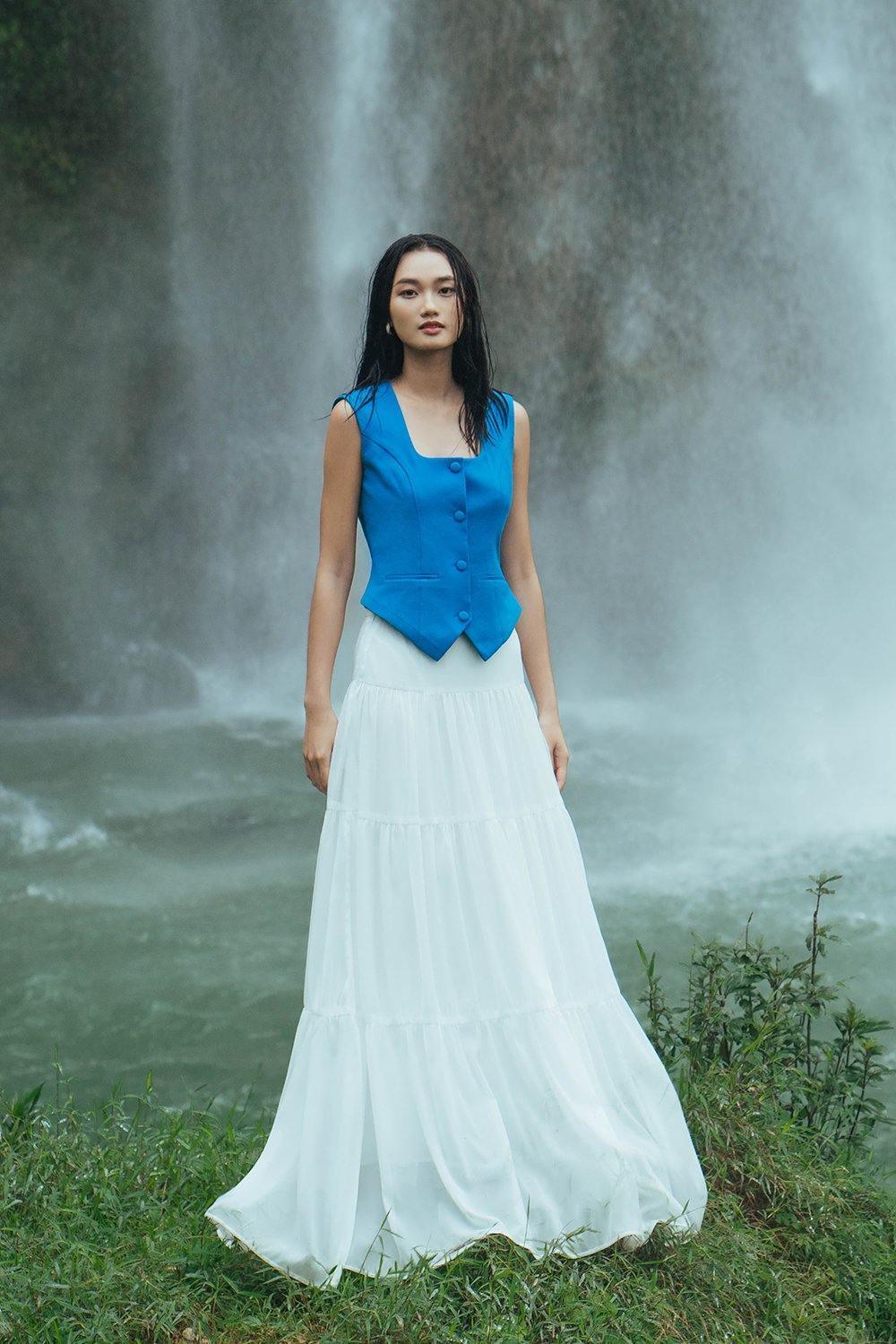 Amanda Linen Vest MEAN BLVD