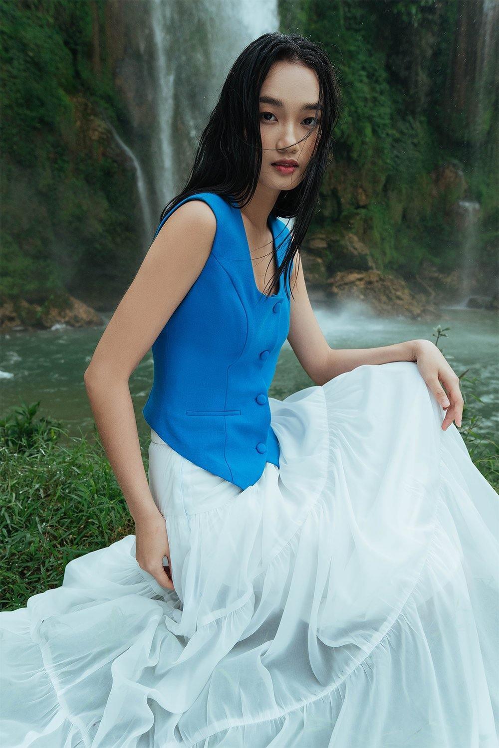 Amanda Linen Vest MEAN BLVD