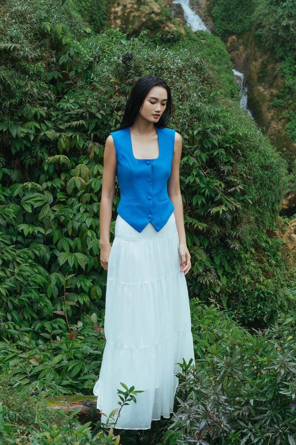 Amanda Linen Vest MEAN BLVD