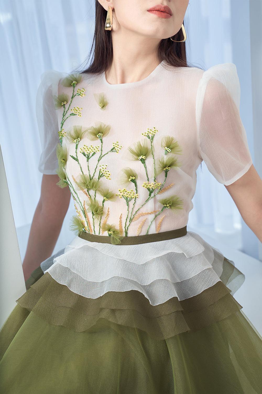 Amity Floral Embroidered Dress MEAN BLVD