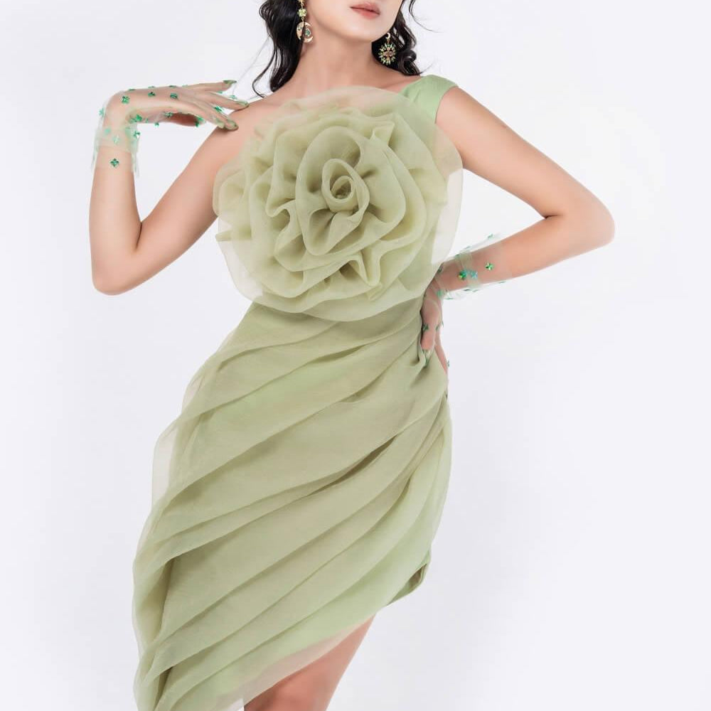 Andrew Diagonal Hem Dress MEAN BLVD