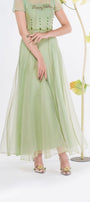 Annette Ruffle Neck Dress MEAN BLVD
