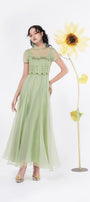 Annette Ruffle Neck Dress MEAN BLVD