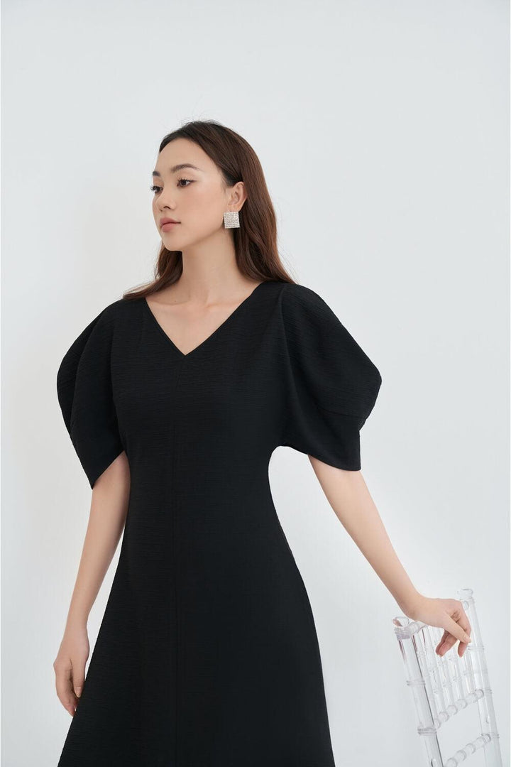 Aster Puffy Sleeves Dress MEAN BLVD