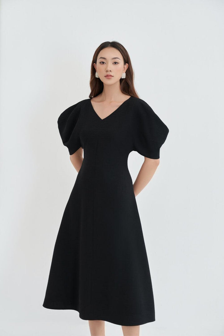 Aster Puffy Sleeves Dress MEAN BLVD