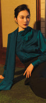 Atco Tie Necked Blouse MEAN BLVD